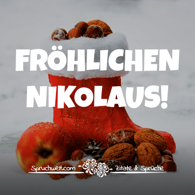 Fröhlichen Nikolaus - Nikolaus Sprüche & Grüße