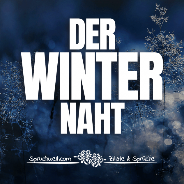 Der Winter naht - Winterliche Aussprüche & Statements